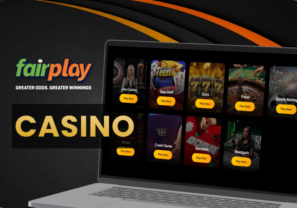 Fairplay offers slots, table games and other popular online casino entertainment.